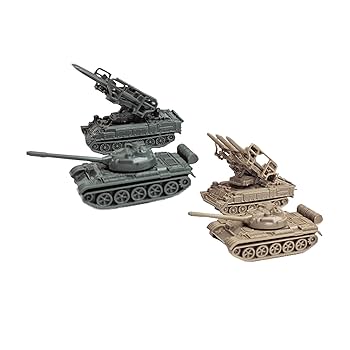 Amazon | B Baosity 4 個 1/144 戦車モデル T-59 車輪付き車両