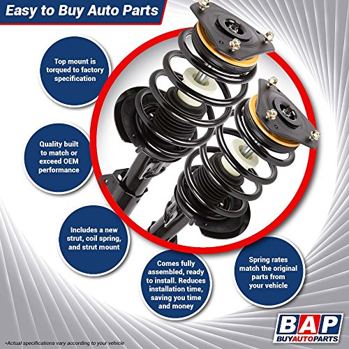 For Mitsubishi Lancer 2002-2007 Pair Front Shock Strut w/Spring - BuyAutoParts 75-896592C New - Thumbnail 5