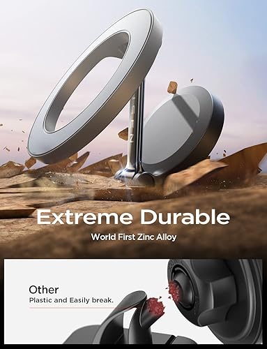 Miniatura 6 de LISEN Soporte magnético para automóvil MagSafe 20 imanes fuertes Soporte magnético para teléfono para automóvil soporte manos libres para iPhone