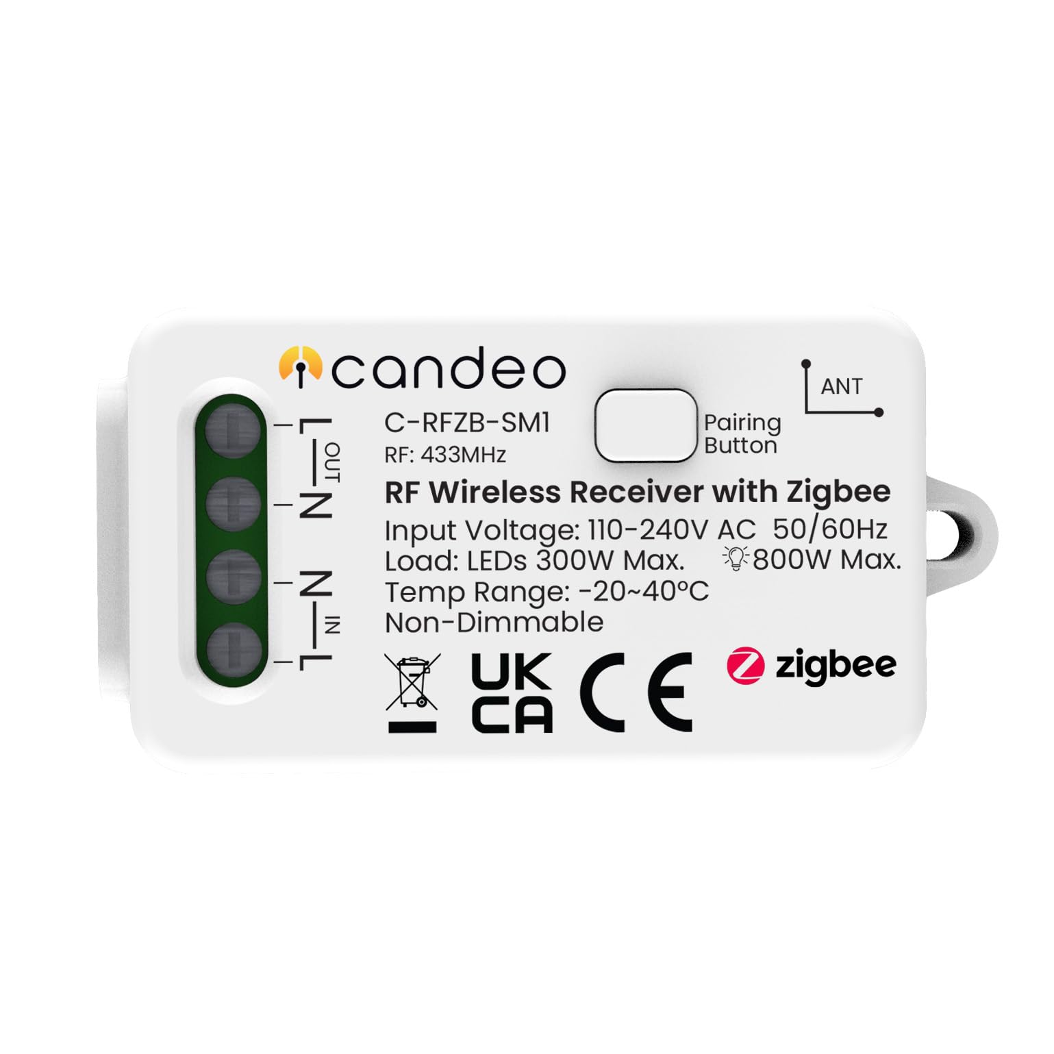 Candeo Module de commutation intelligent avec zigbee pour commutateurs intelligents cinétiques