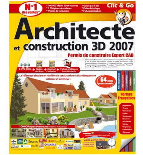 Architecte et construction 3D 2007 : conception, décoration et renovation