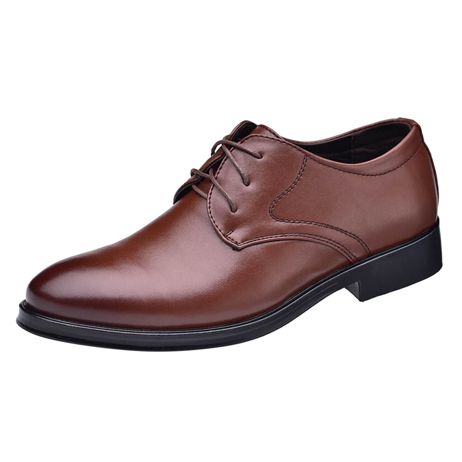 HINDOLA Mens Dress Shoes Oxfords Formal Classic Business Soft Wedding Casual Modern Work Shoes