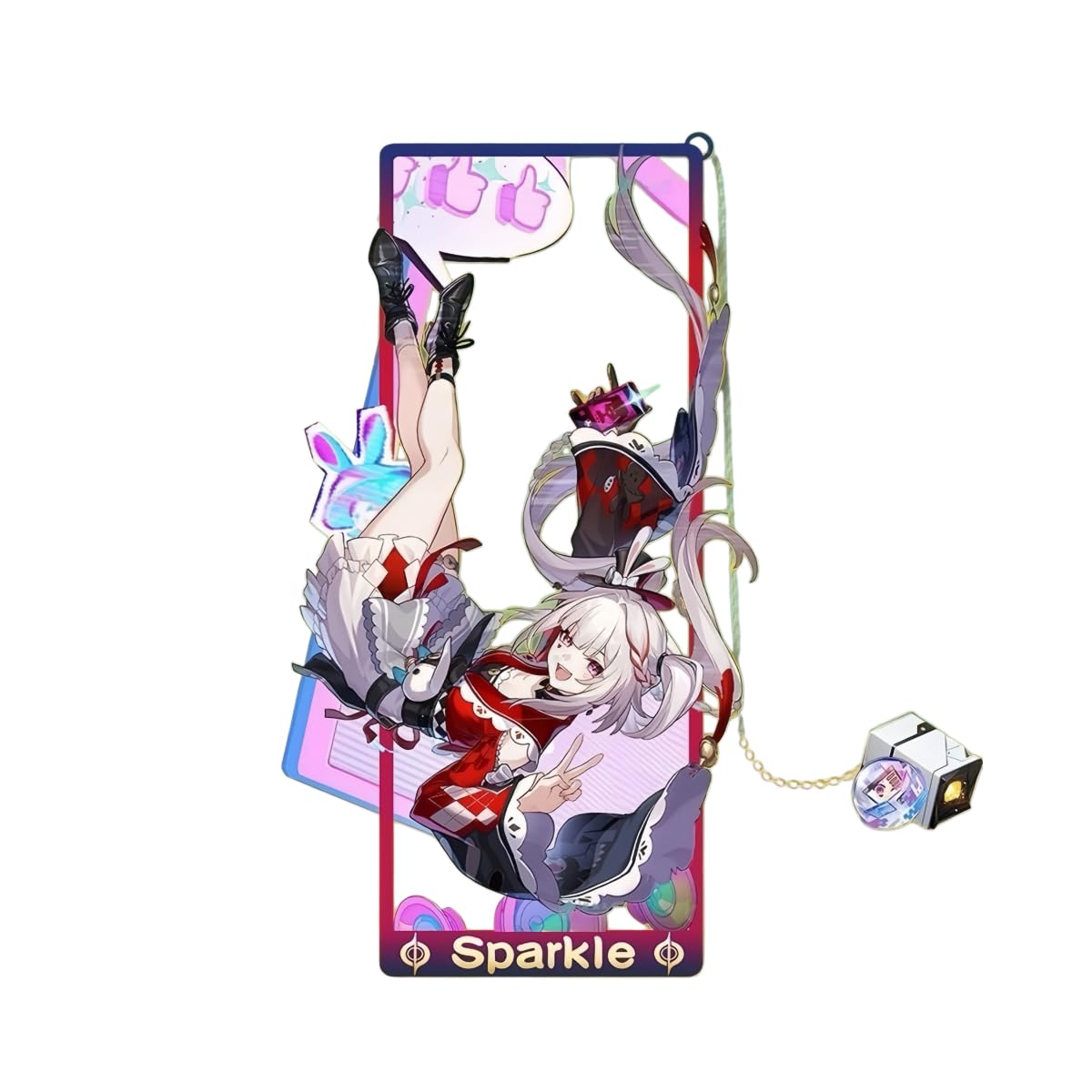 1PC Honkai: Star Rail Figure Metal Bookmark Game Bookmark with Chain Stationery Gift (sty 5) โ image 1