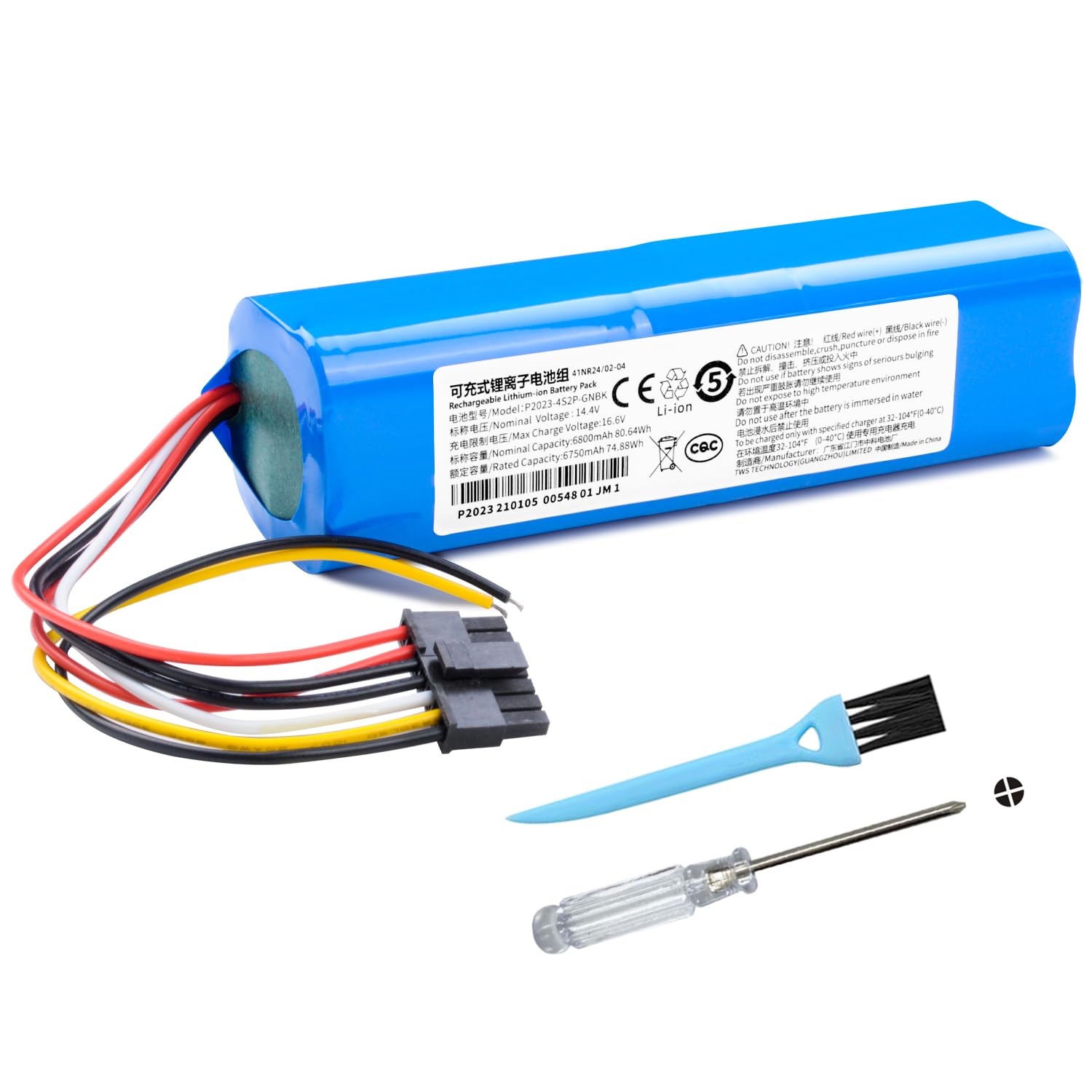 Amazon.com: RDSJ 6800mAh Replacement Battery for Cecotec Conga