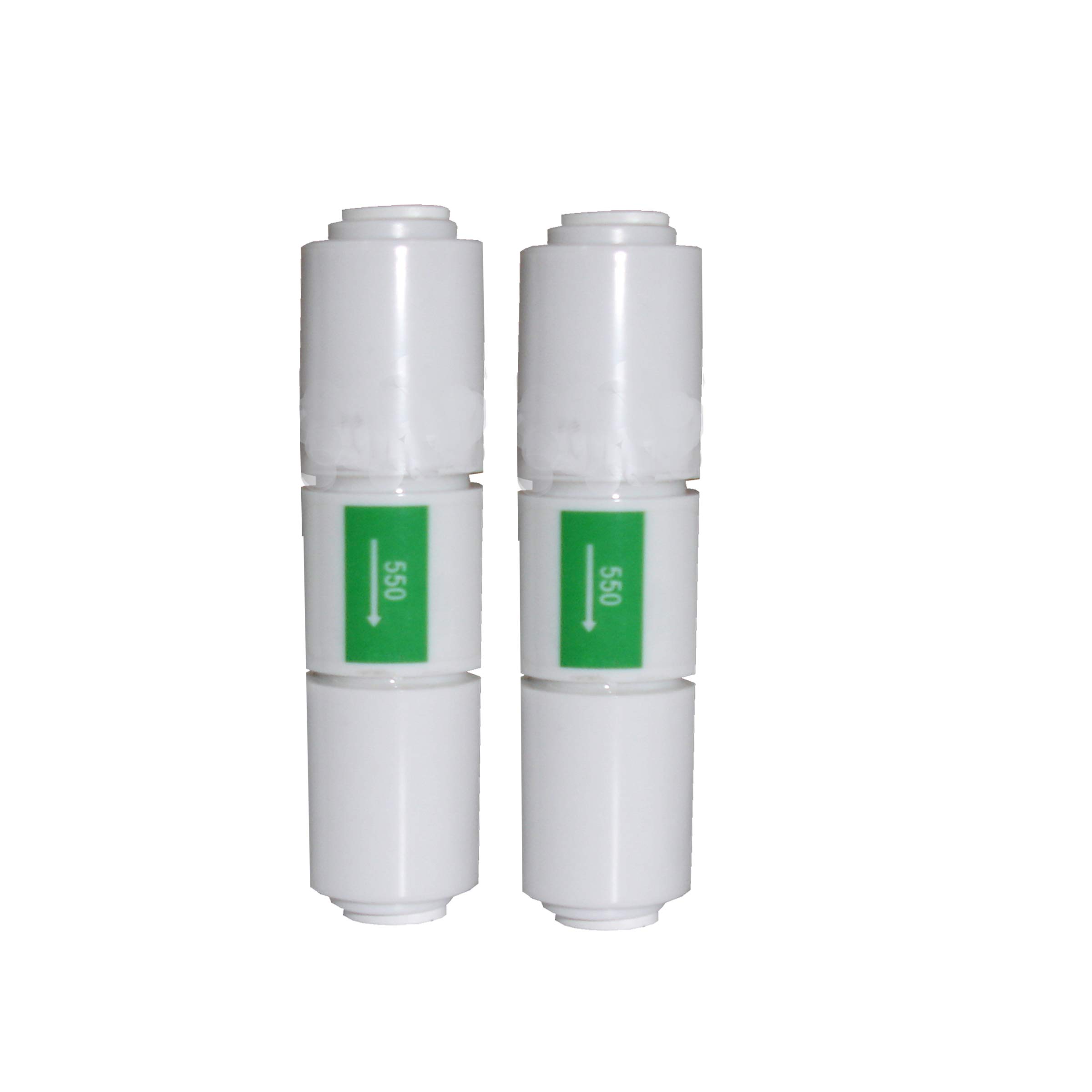 Wellon Flow Restrictor with Quick Connect Fitting 550 ML for Water Purifier (Pack of 2)