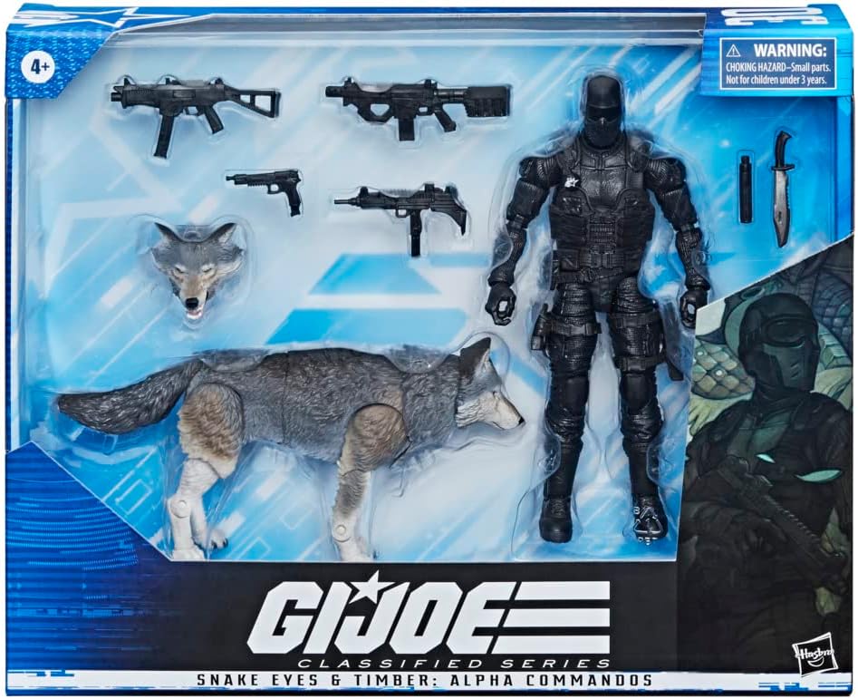 G.I. Joe Classified Series Snake Eyes & Timber: Alpha Commandos 30 Figures - Premium Collectible Toys 6" Scale in Signature Art Packaging - Image 4