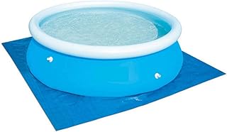 libelyef Pool Ground Cloth, Swimming Pool Mat Foldable Waterproof Ground Cloth Pool Floor Protector Easy To Clean Mat For Various Inflatable Swimming Pools (02)