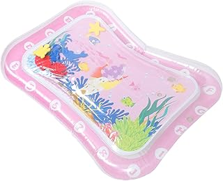 KOMBIUDA Almofada De Água Inflável Para Bebê Tapete De Jogo De Bebê Inflável Tapete De Água Para Bebês Tapete De Água Inflável Para Bebê Tapete De Água Inflável Almofada De Água Rosa