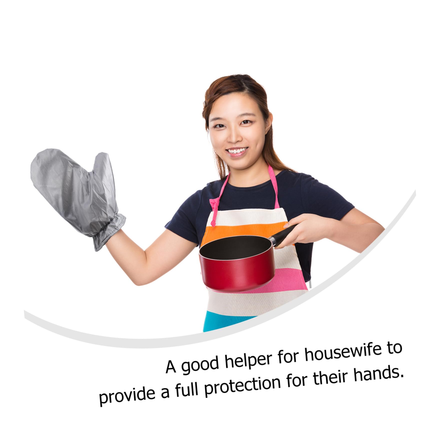 POPETPOP 6pezzi Guanti Protettivi Anti-scottature Guanti Termoresistenti Per Stiro e Cucina Per Uso Domestico e Professionale