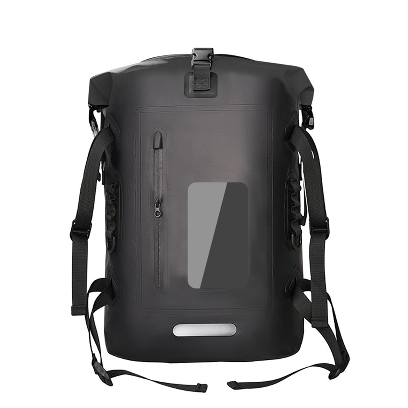 Azull 30L Angel-Rucksack Angeltasche Trockenbeutel F¨¹rs Angeln zum Wandern, Driften, Schwimmen und Kajakfahren, mit Schultergurten und K?der-Eimer, in Schwarz