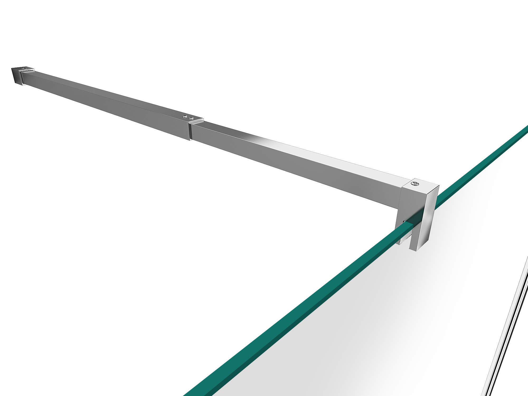 Parete doccia 8 MM Walk in Reversibile Altezza 200 CM (108-110 X H.200 8 MM)
