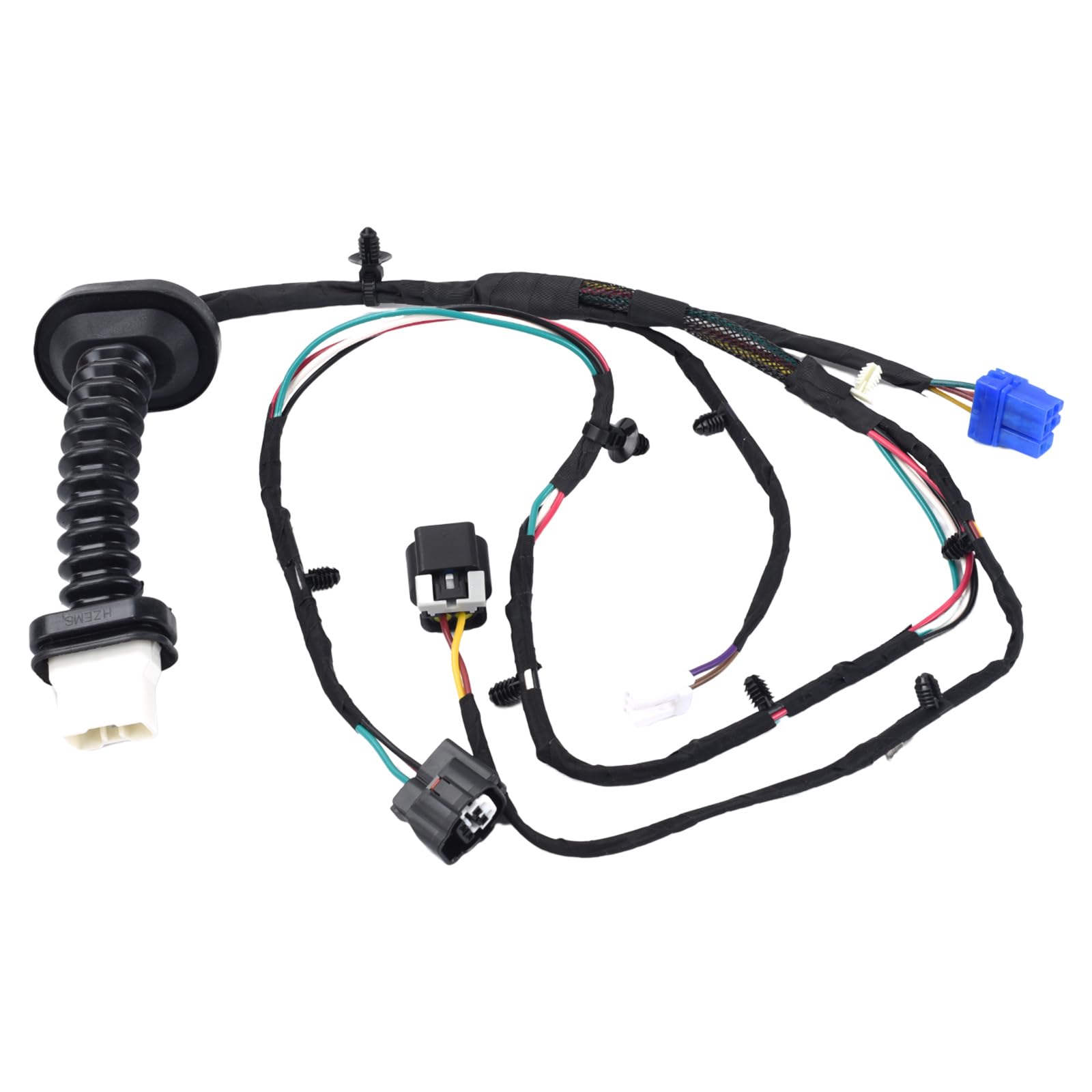 HOKZVIATMOTOELECS Rear Door Harness with Connectors Wiring Harness 645-506 Compatible with 2004-2010 Dodge Ram 1500 2500 3500 4500 5500 Replaces 56051931AB 56051694AA
