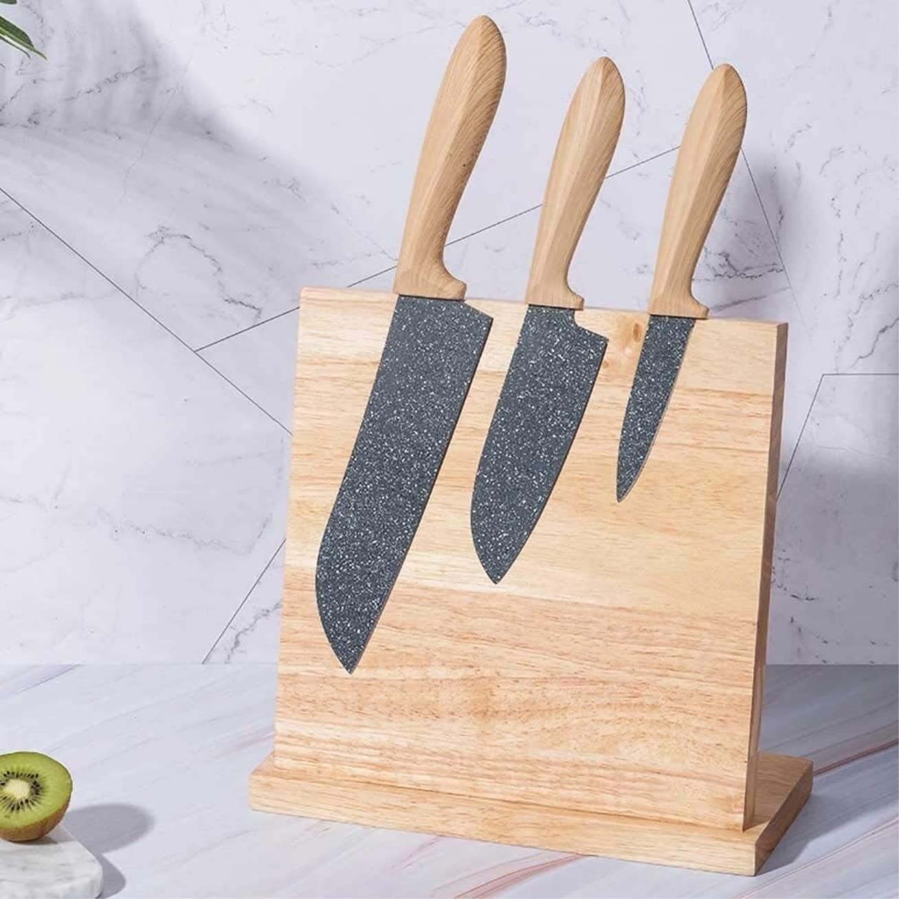 Bloque Cuchillos Cocina Tablero Magnético para Cuchillos, Bloque para Cuchillos De Cocina, Soporte para Cuchillos, Estante De Almacenamiento De Capacidad, Magnético Fuerte