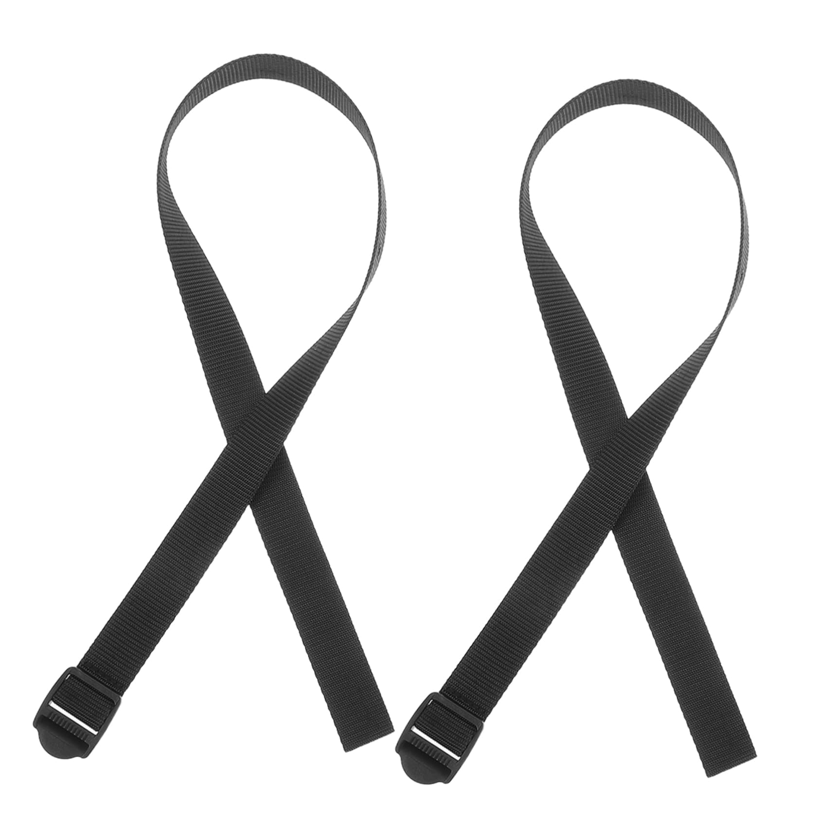 Sosoport 2pcs High-Strength Nylon Foot Straps for Rowing Machines Replacement Pedal Belts Adjustable Nylon Belt for Foot Strap Replacement