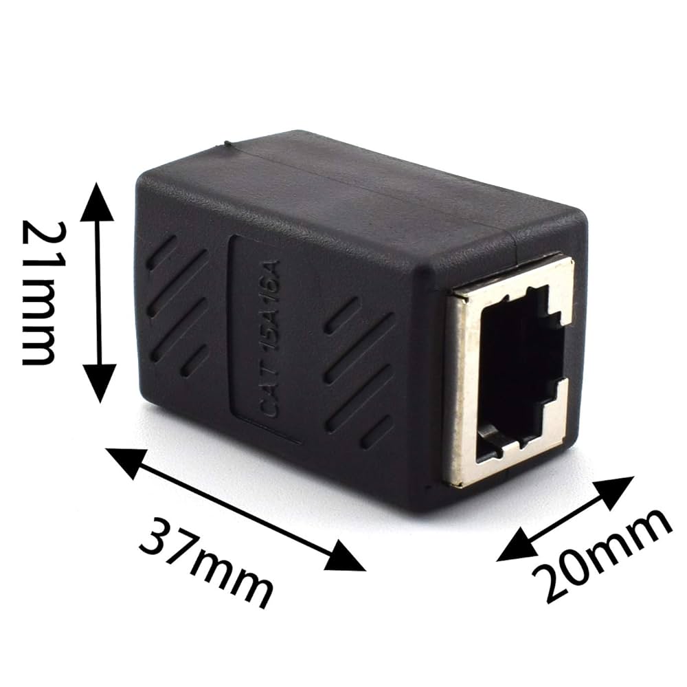 LAN ケーブル用 中継 コネクタ カプラー インサート イエロー 25個 Amazon | LANケーブル 延長 RJ45 中継 コネクタ, CM Hardware 3