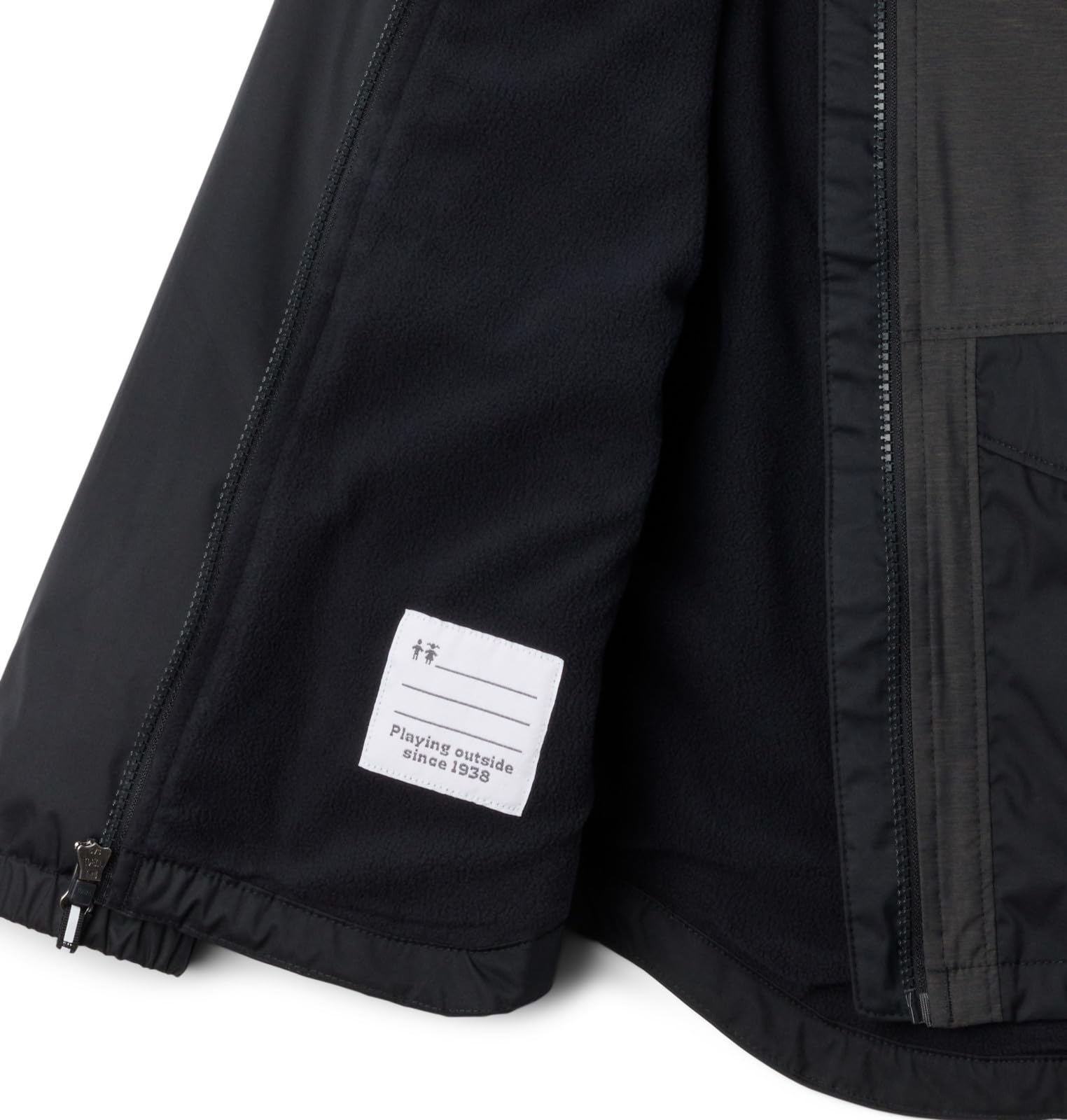 Columbia Rainy Trails 2 dziewczęca kurtka przeciwdeszczowa z podszewką polarową, 1 szt