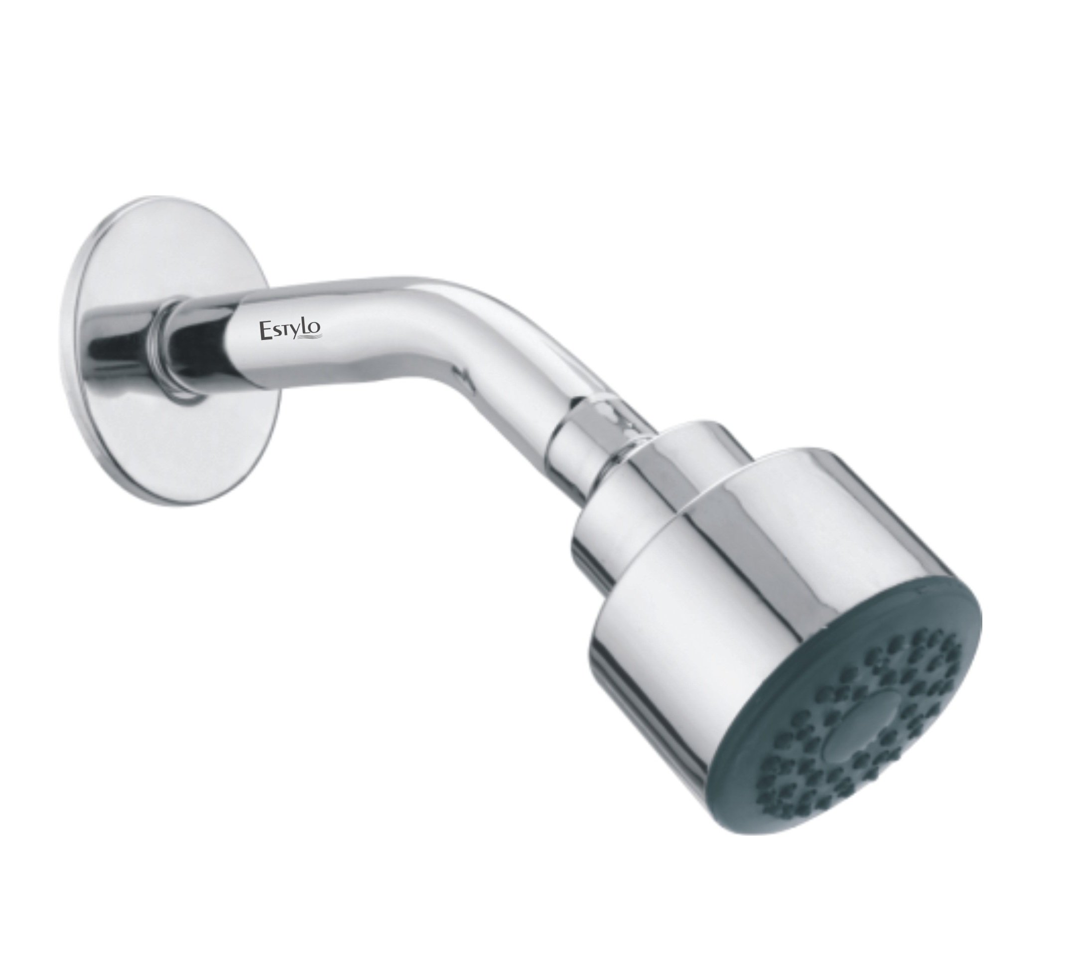 ESTYLO Brand - FLOW ABS Shower With SS Arm WITH RUB IT EASY TO CLEAN SILICON NOZZLE OVERHEAD SHOWER CAT NO: 3716 (B074DXL6GJ) Amazon Price History, Amazon Price Tracker