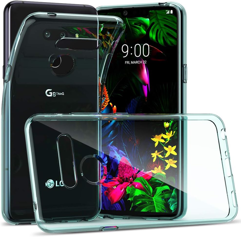 LG G8 Case, LG G8 ThinQ Case, CASEVASN [Shockproof] Anti-Scratches Flexible TPU Gel Slim Fit Soft Skin Silicone Protective Case Cover for LG G8 / LG G8 ThinQ