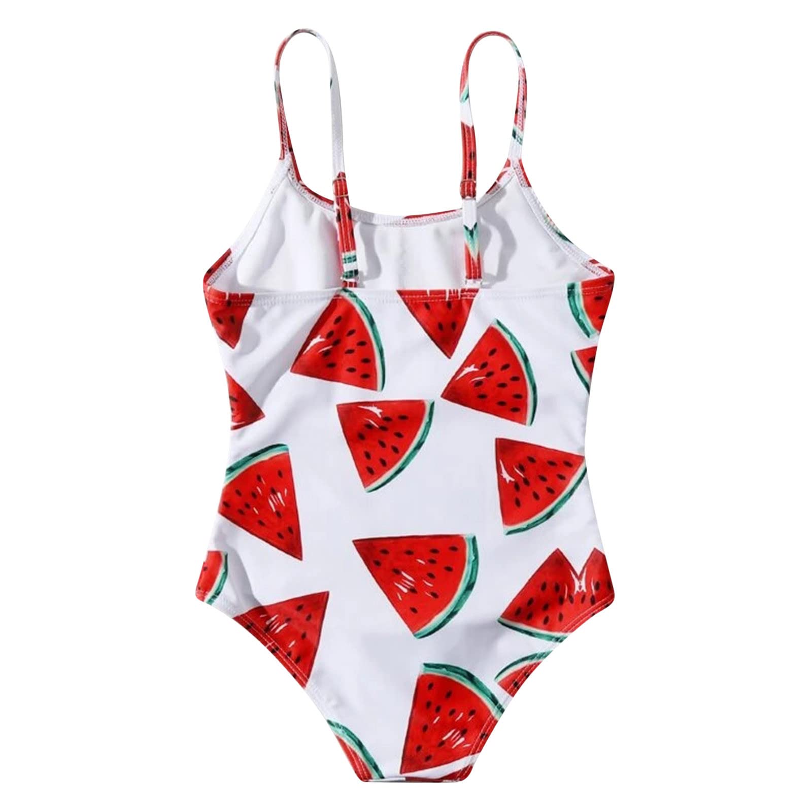 Traje de baño niña bikini estampado flores sandía playa
