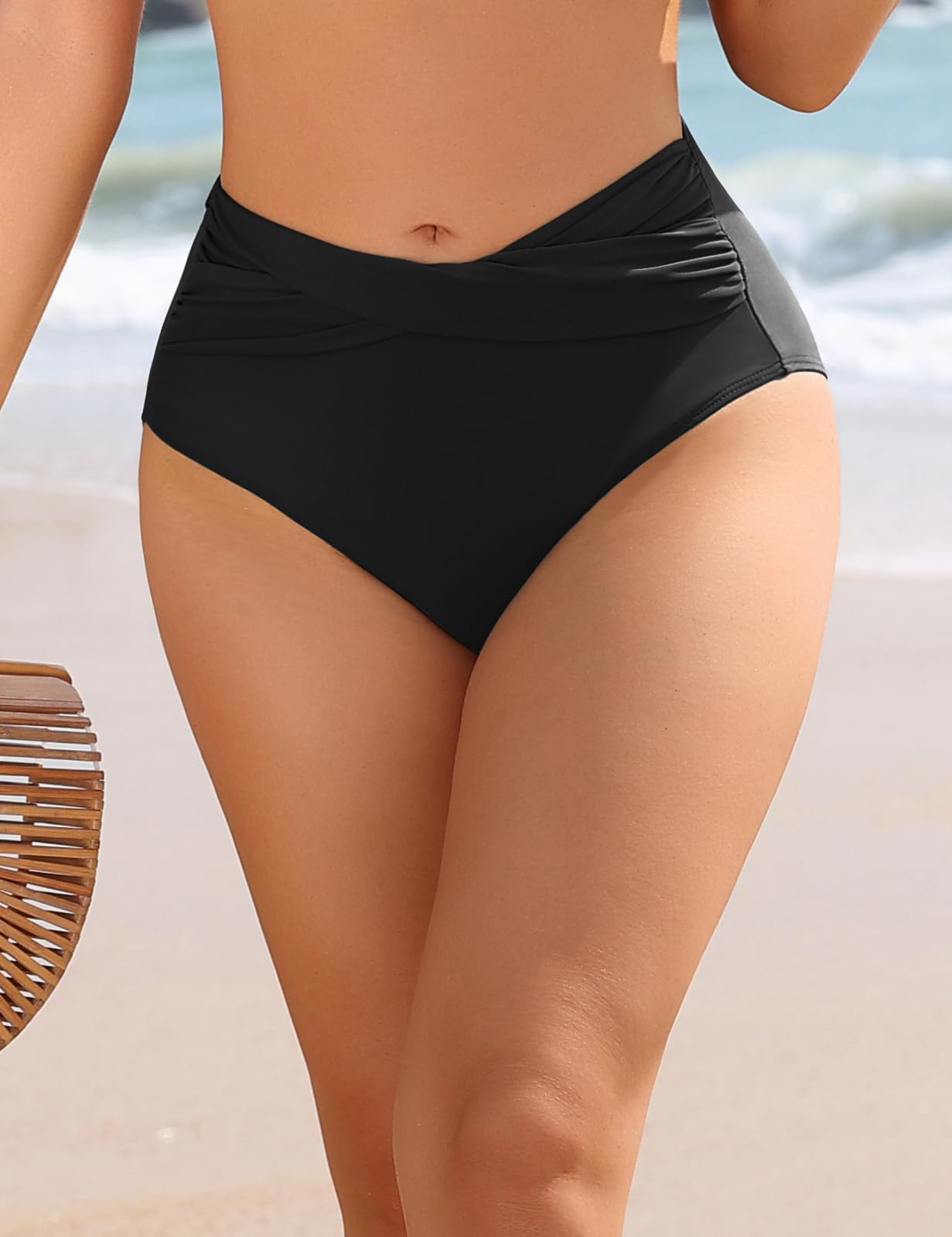 Bragas Bikini Mujer Tanga Culotte Negra Bañadores Reductores