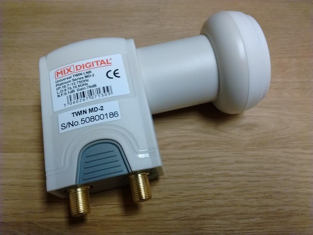 40 mm MD-2 Super High 0.1dB Twin Universal LNB