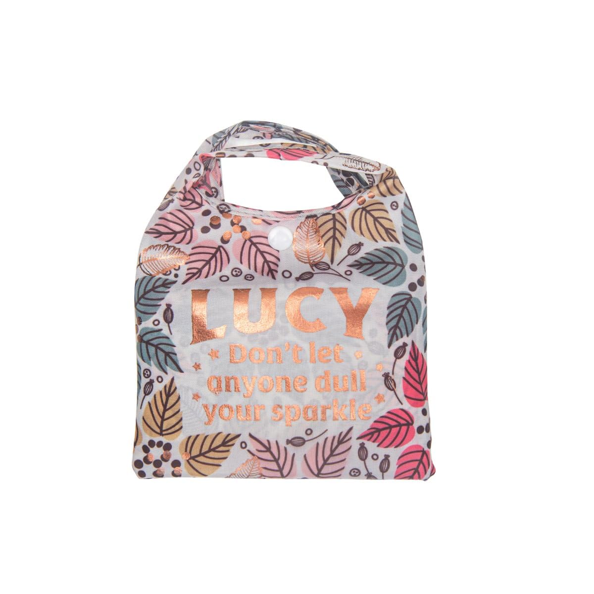 History & Heraldry Personalised Sparkle Shopper Bag (Lucy) — image 1