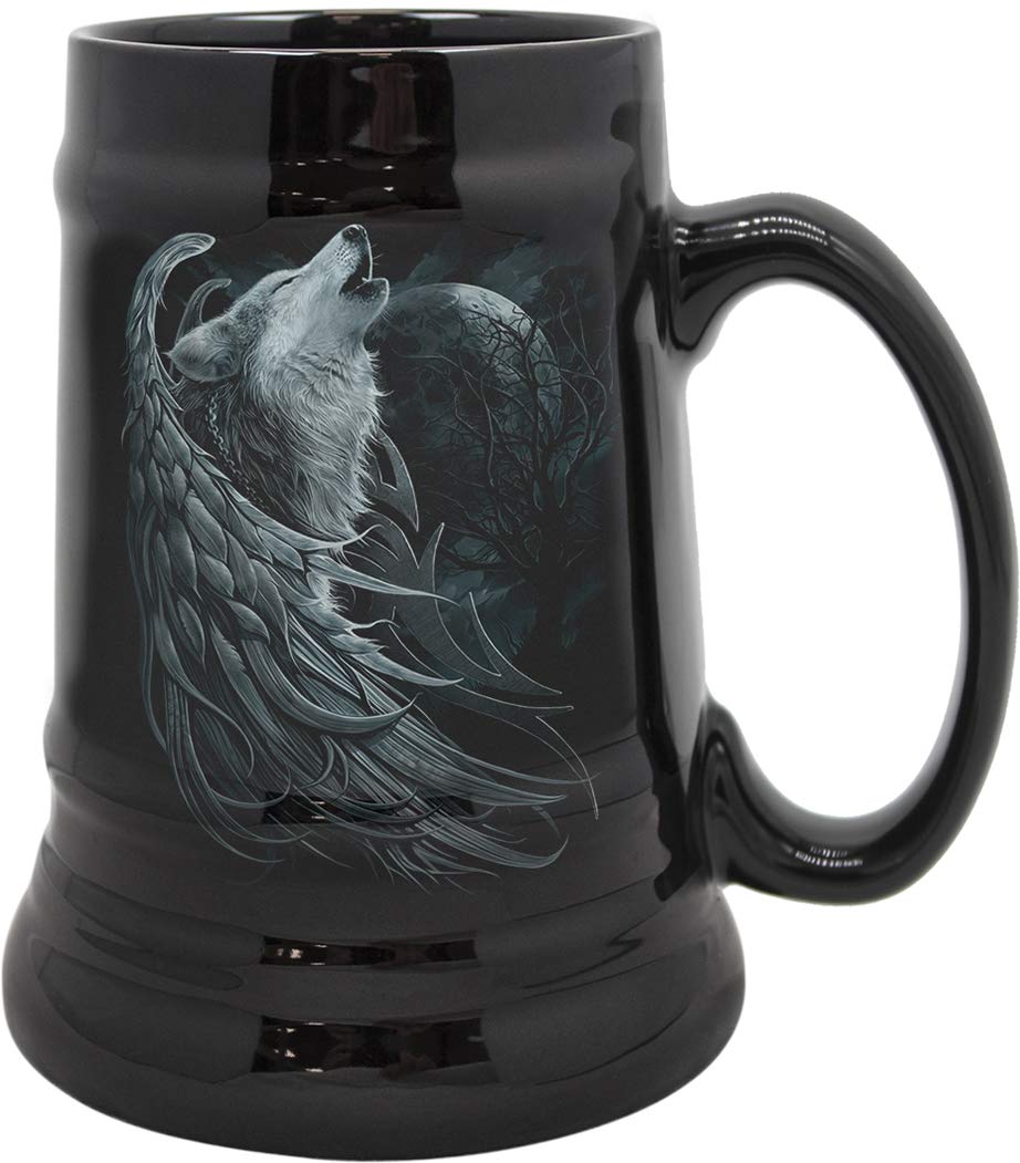 Spiral Black (Viking Warrior Stein Mug