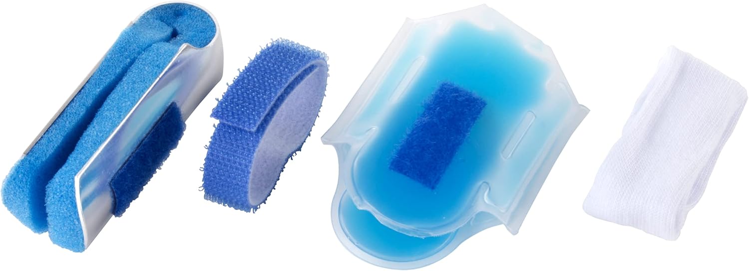 Acu-Life Finger Treatment Kit | Pain Relief and Recovery | Hot and Cold | Includes Finger Split and Gel Pack , Various , 4 Piece Set : Health & Household
