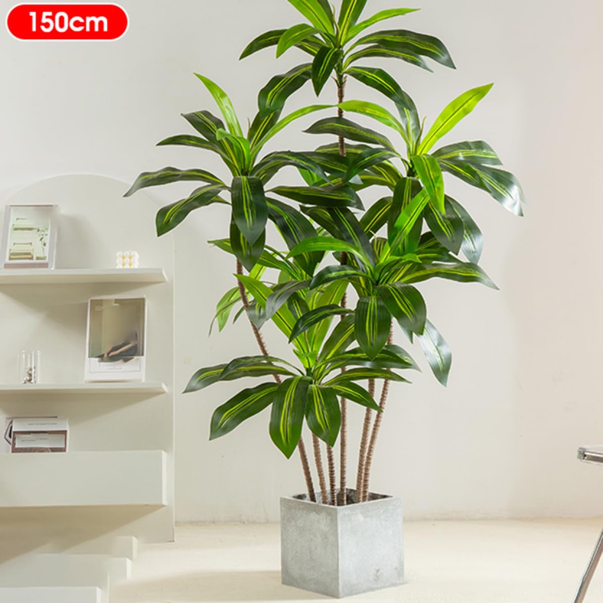 Amazon｜HGJH フェイクグリーン 大型 150CM 大きい ドラセナ 観葉植物