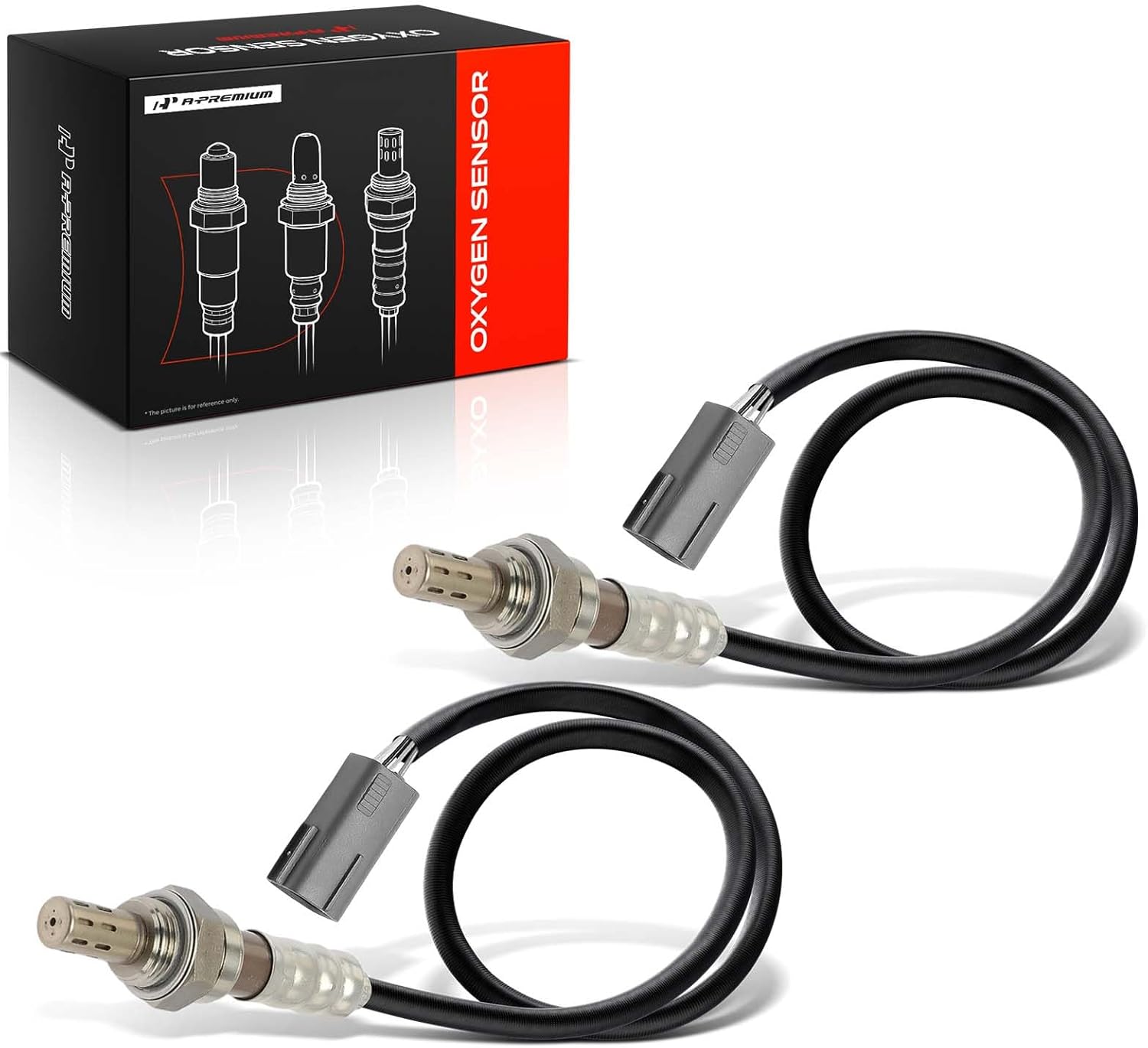 A-Premium 2-PC Set O2 Oxygen Sensor Downstream Front and Rear Compatible with Mazda MPV 2002-2006 V6 3.0L