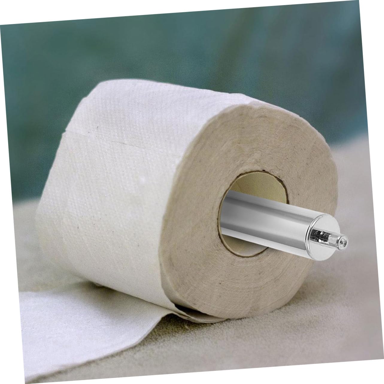Set 4 Pezzi Portarotolo di Carta Igienica Rullo di Ricambio Retrattile in Pp Facile da Usare, Accessori per Bagno per Case e Hotel