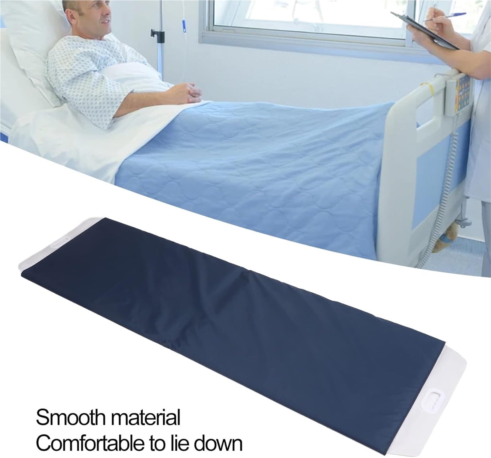 Tavola Di Trasferimento For Pazienti In Cura, Realizzata Con Materiali Di Prima Qualità For Una Lunga Durata, Si Ripiega Più Volte Adatta Ad Anziani O Disabili(Blue)