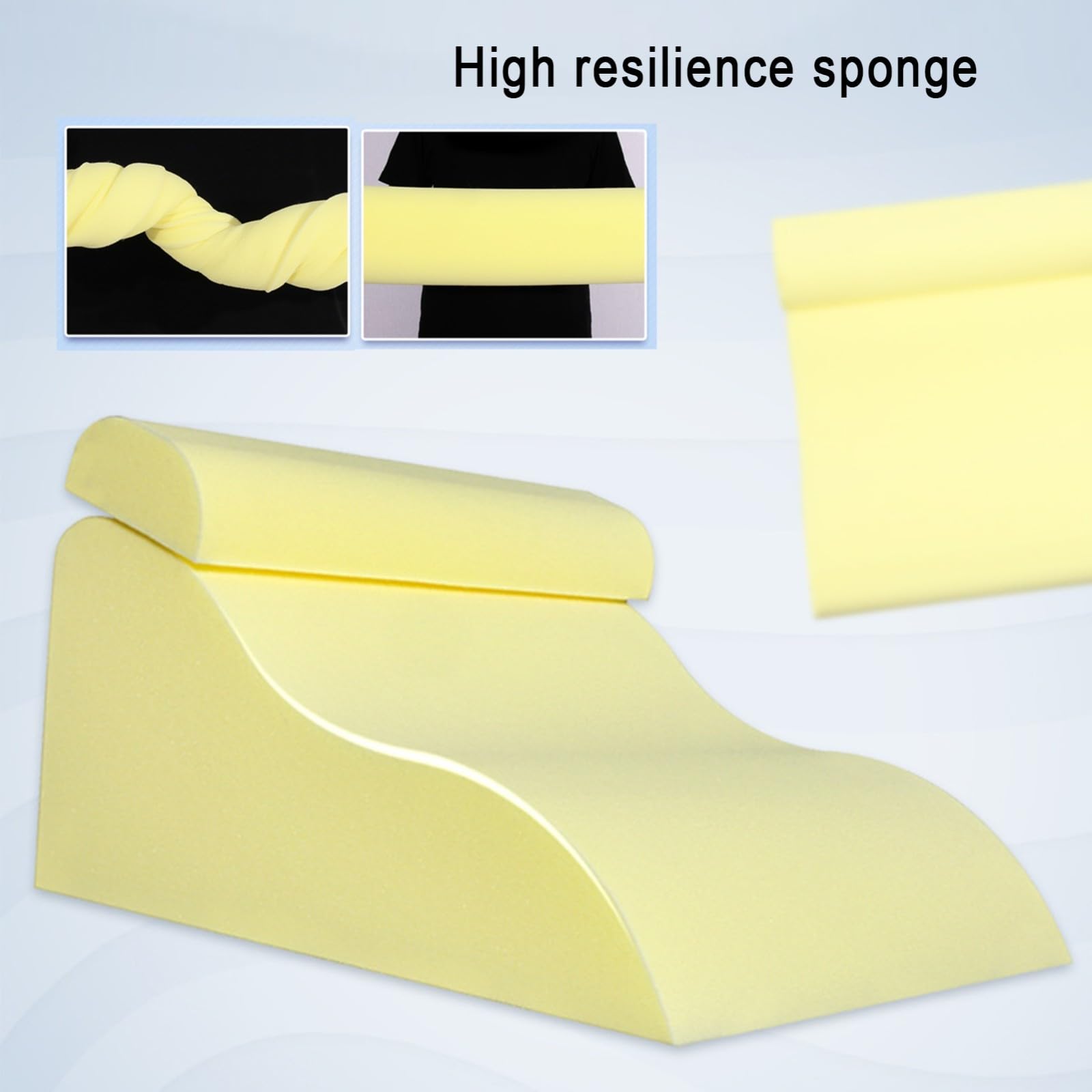 Almohada de Lectura con Reposabrazos,Cojin Lumbar y Almohada,Funda Lavable con Almohada Soporte de Espalda para Sentarse en la Cama,Almohada de Lectura cojín con Forma de cuña E