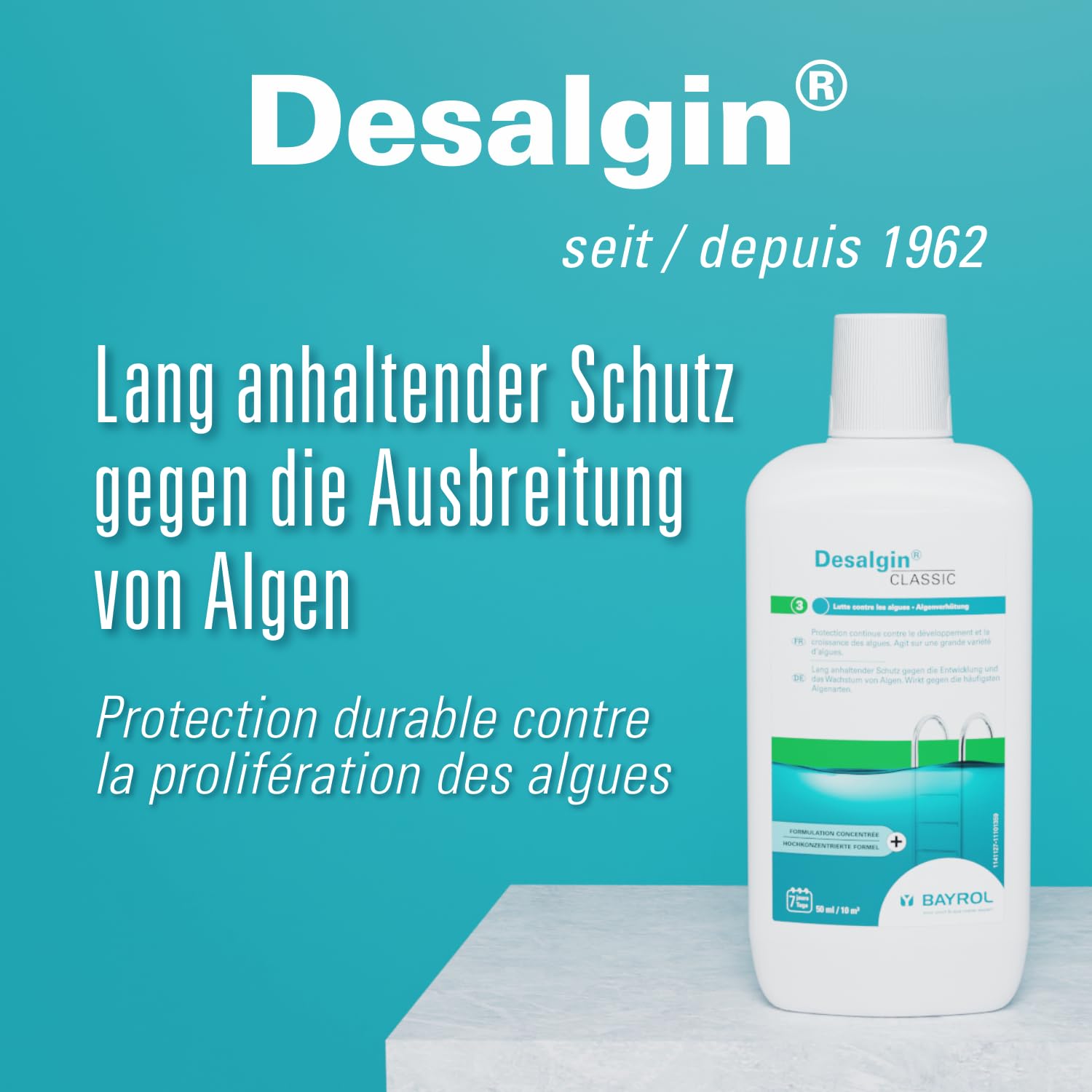 BAYROL Traitement Anti-algues Piscine desalgin 1l 2241112