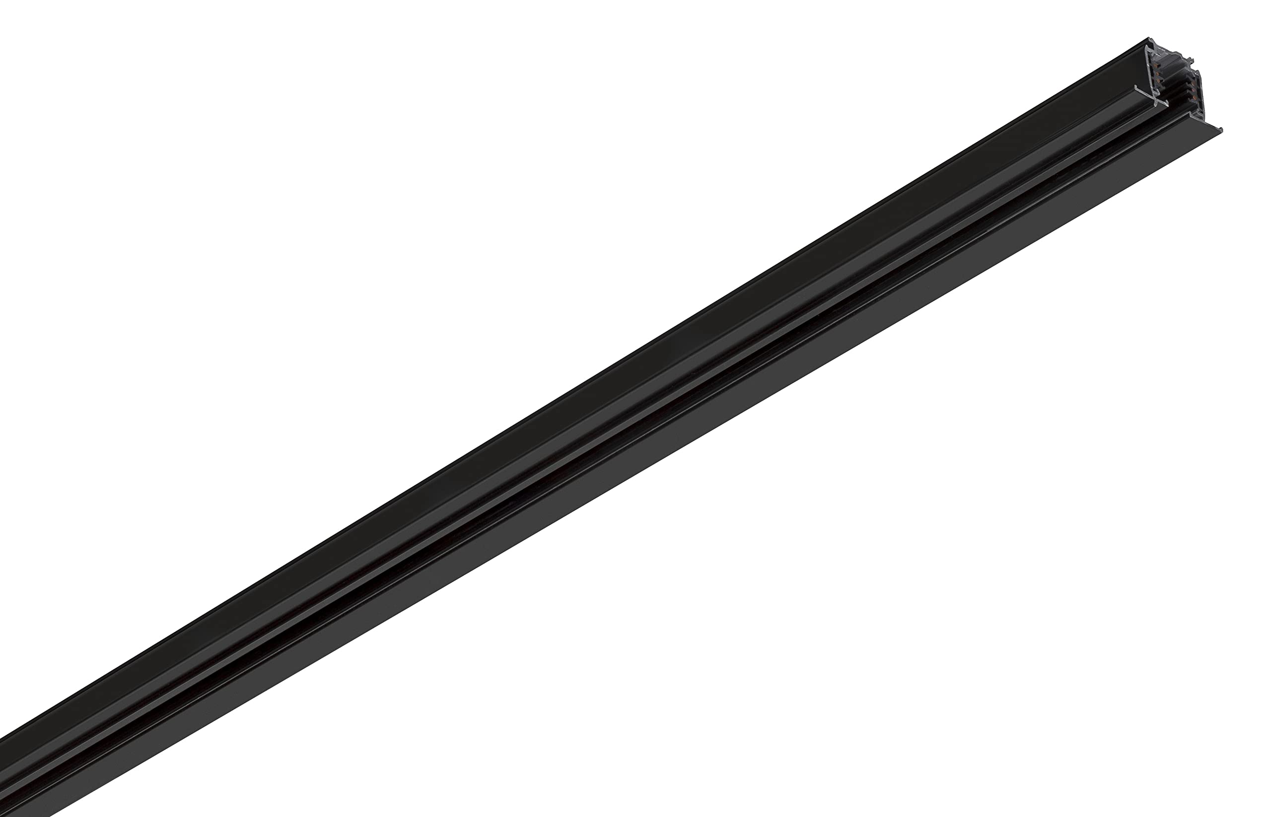 SLV S-TRACK Rail de montage triphasé 1m noir pour spots de plafond directionnels