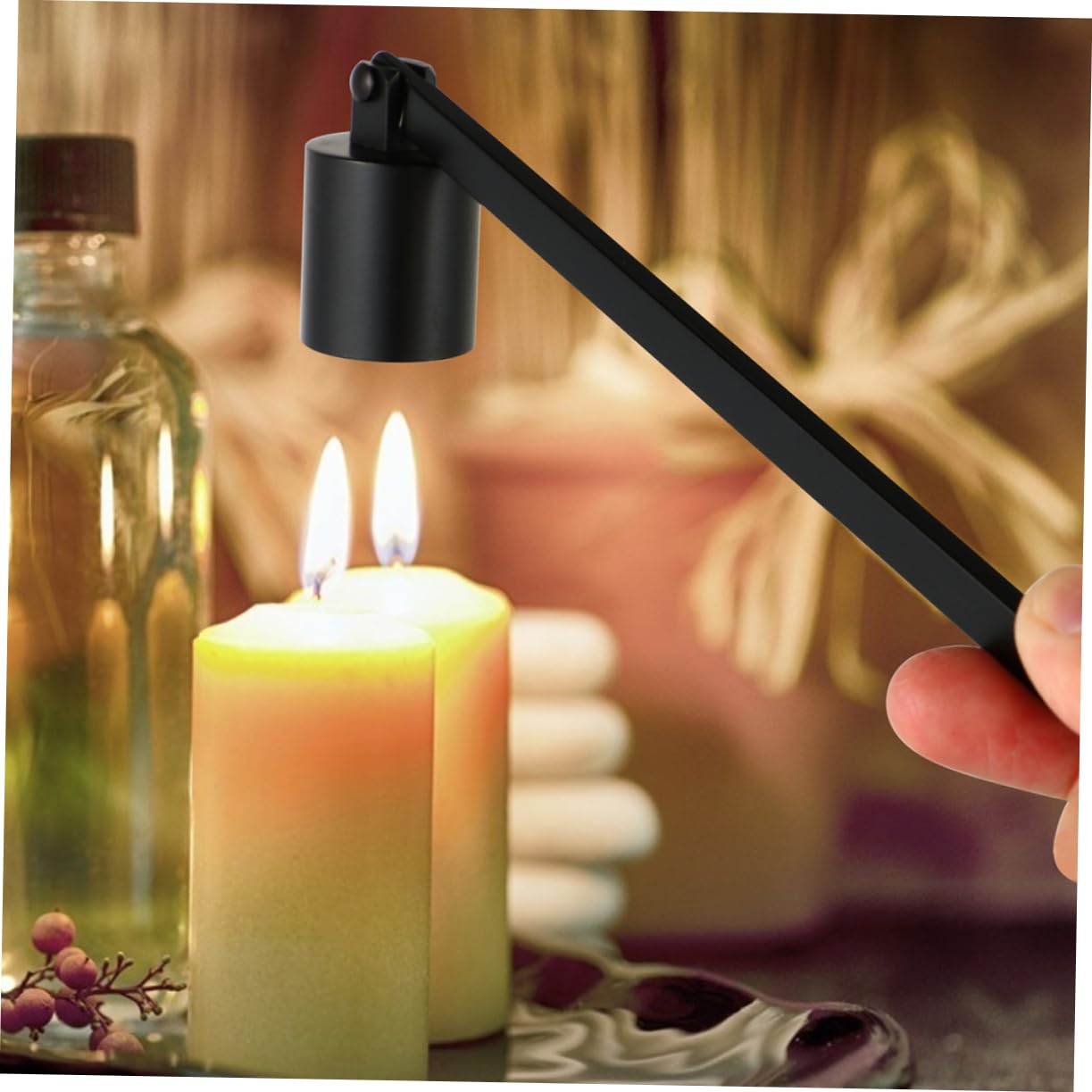 IMIKEYA 10stücke Vintage Kerzenlöscher Mit Langem Griff Für Sicheres Löschen Von Kerzenflammen Für Zuhause Und Stimmungsvolle Dekoration