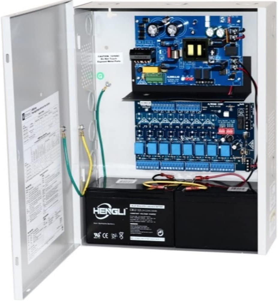 Altronix ACMB Series Access Power Controller with 8 PTC Outputs Power Supply, 12/24 VDC, 6 Amps (Pack of 1)
