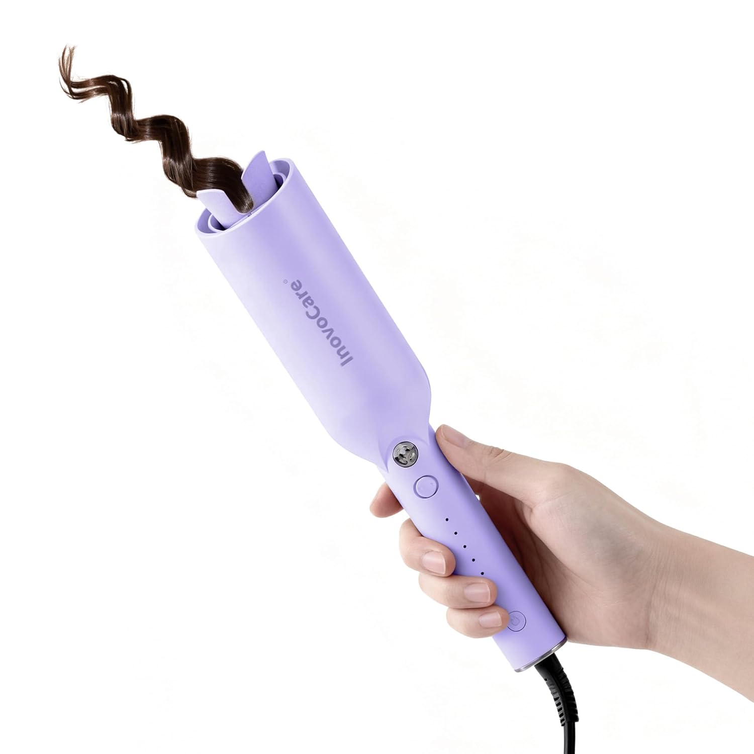 Upgraded Automatic Rotating Curling Iron - CurlPro Plus Long Barrel Curling Wand for Long Hair Ceramic Hair Curler