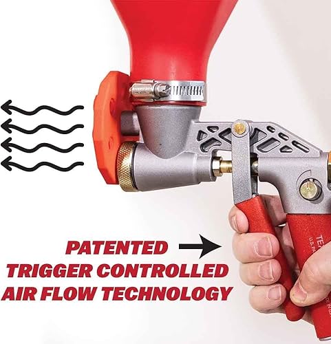 Miniatura 2 de WAL-BOARD TOOLS Texture - Pro 200 Hopper Gun, Complete Kit for Wall and Ceiling Texturing, with Air Control Valve, Made in The USA, 052-020