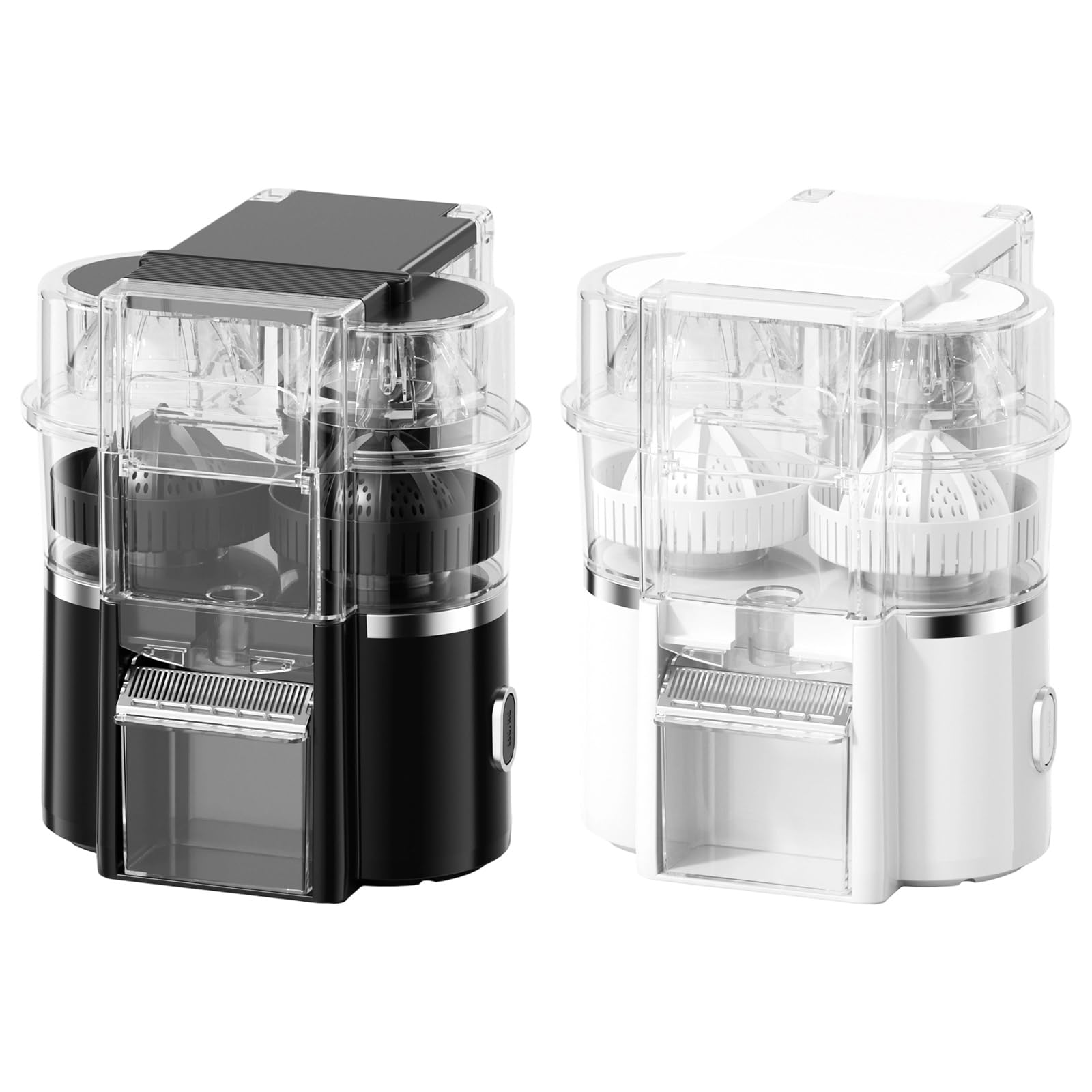 Exprimidor de cítricos automático portátil, doble cabezal recargable para uso doméstico, exprimidor de fiesta