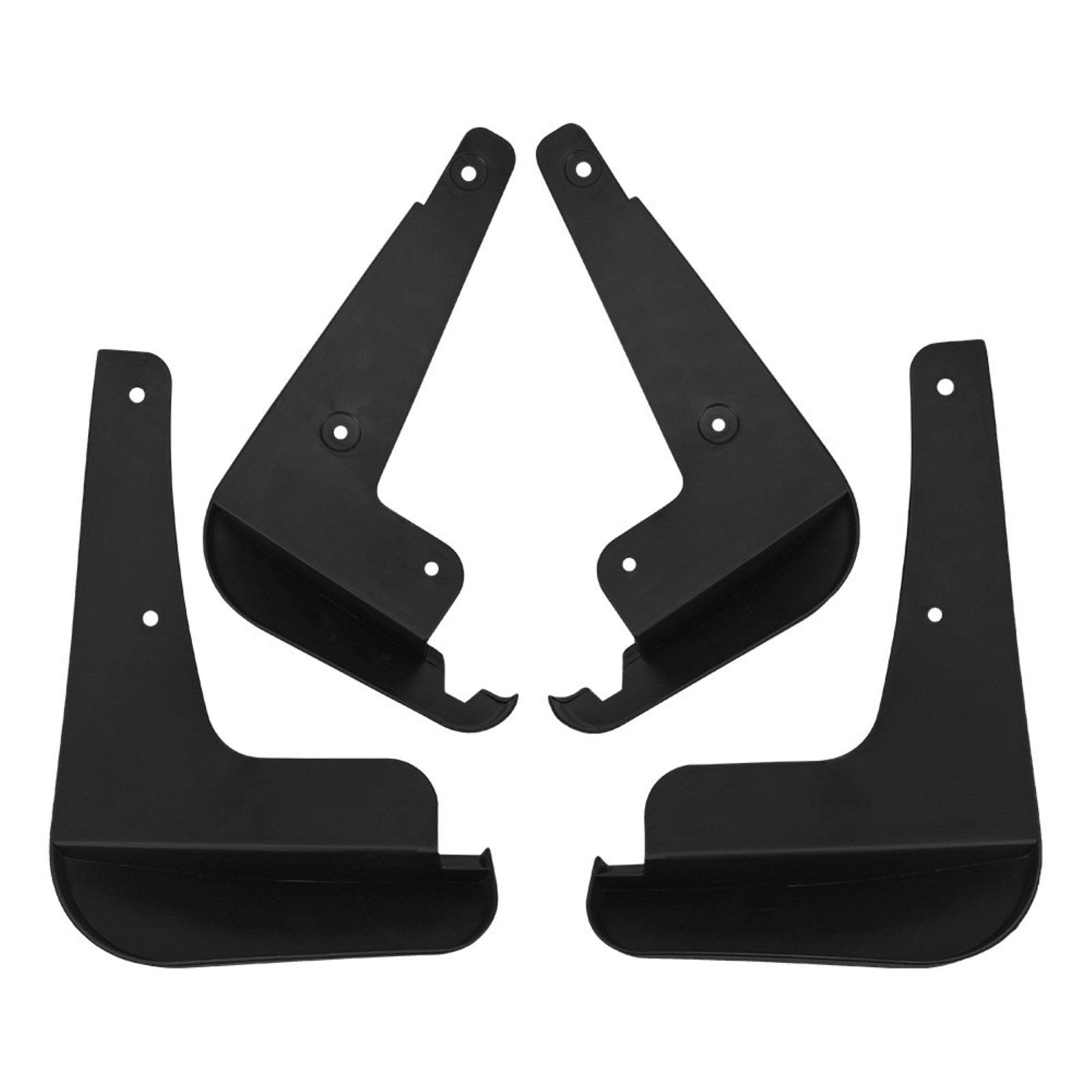 CDQSB 4 Pcs Car Mud Flaps for Baojun 630 2011-2016, Front Rear Fenders Splashproof Splash Guards Mudflaps Protects Accessories