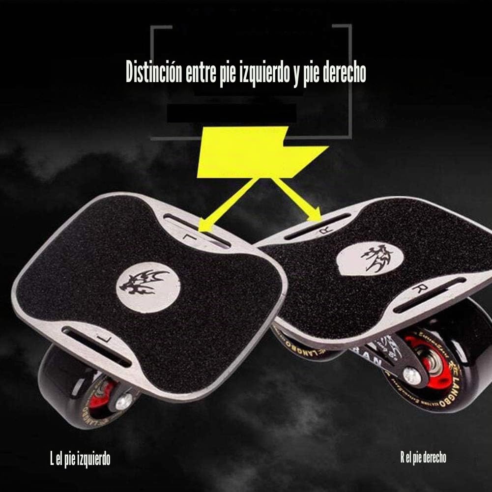 Patines de deriva Split Skateboard, placa de rodillo portátil, deriva, patín de alto rebote al aire libre, regalo de cumpleaños para adolescentes y adultos