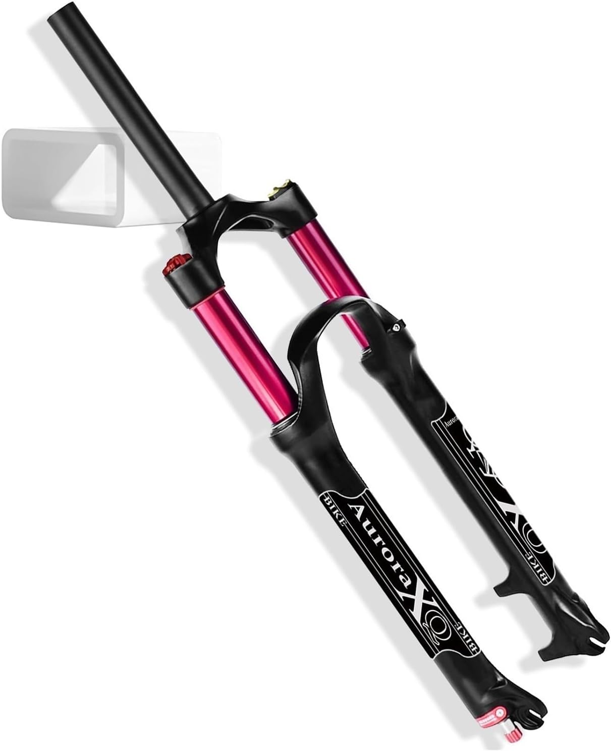 AuroraXQ Mountain Bike Suspension Fork 26/27.5/29 Inches MTB Air Front Wheel Fork 120 mm Suspension Travel with Rebound Adjustment for MTB/Trail/AM/XC Straight Manual Lockout 29 Inches
