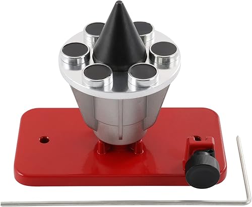 LDMINDA Equilibrador magnético de cuchillas de montaje en pared, color rojo, repuesto # 42-047 339075B 339075B, montaje en pared magnético (color