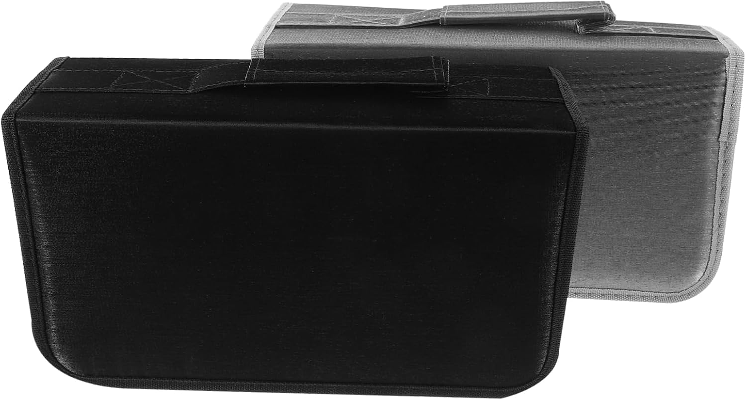 2pcs CD Case Portable Dvd Storage Pouch Disc Organizer with Smooth Zipper Lightweight and Space Saving Carrying Wallet for Home and Travel