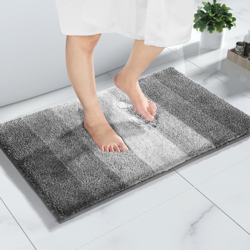 Amazon.com: Arotive Microfiber Bathroom Rugs 2 Pieces, Bath Rug Size ...