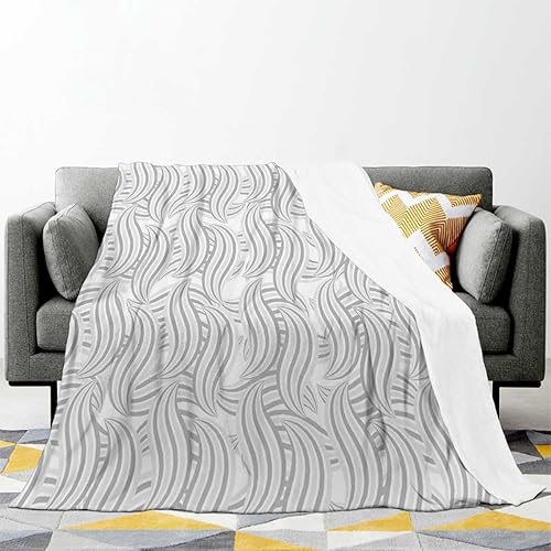 Miniatura 2 de Blanket Throws Clearance Light Color Geometry Lattice Line Modern Cobijas para El Frio Coquette Room Decor 40inch X 60inch