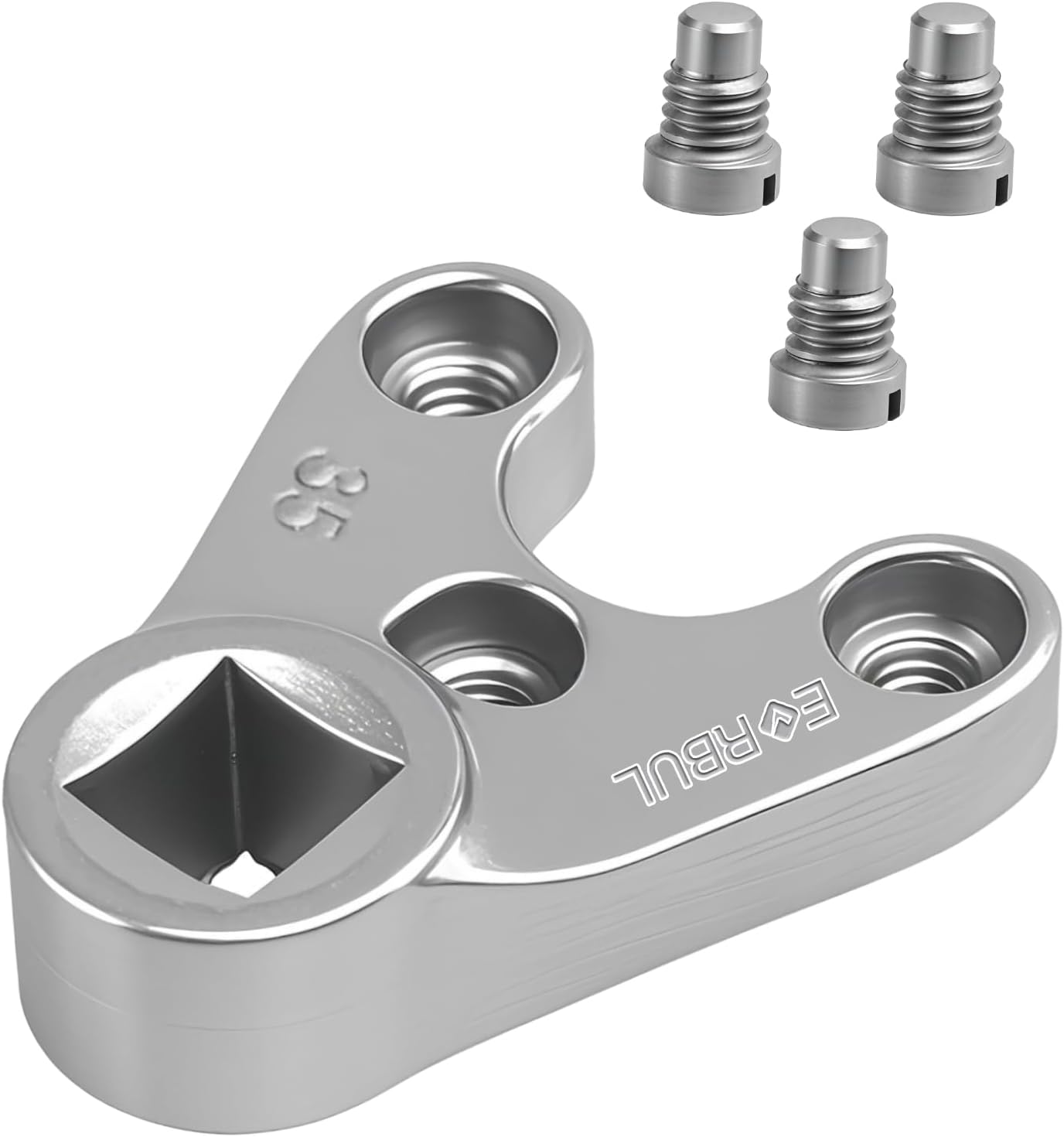 Outboard Tilt Pin Wrench for Remove Hydraulic Cylinders Tilt Caps Compatible with Showa Yamaha Suzuki Honda Johnson Evinrude Outboards,35mm x 6mm，630 Material Heat-Treated Chrome-Plated