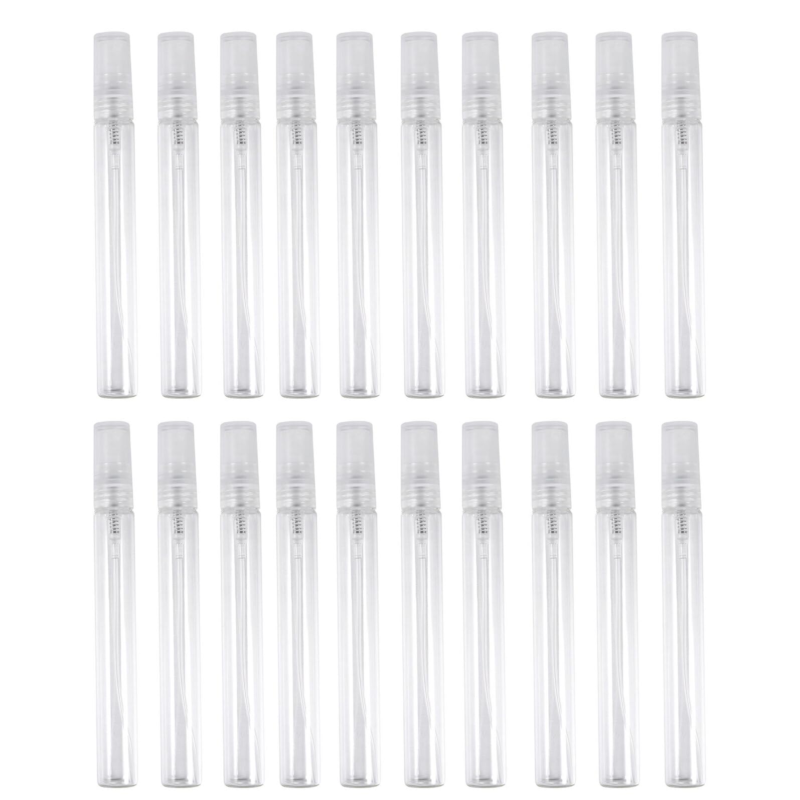 Gatuida 36stücke Transparente Glas-sprühflasche Leere Parfümprobenflasche Wiederverwendbare Sprühflasche für Kosmetik und Reisen