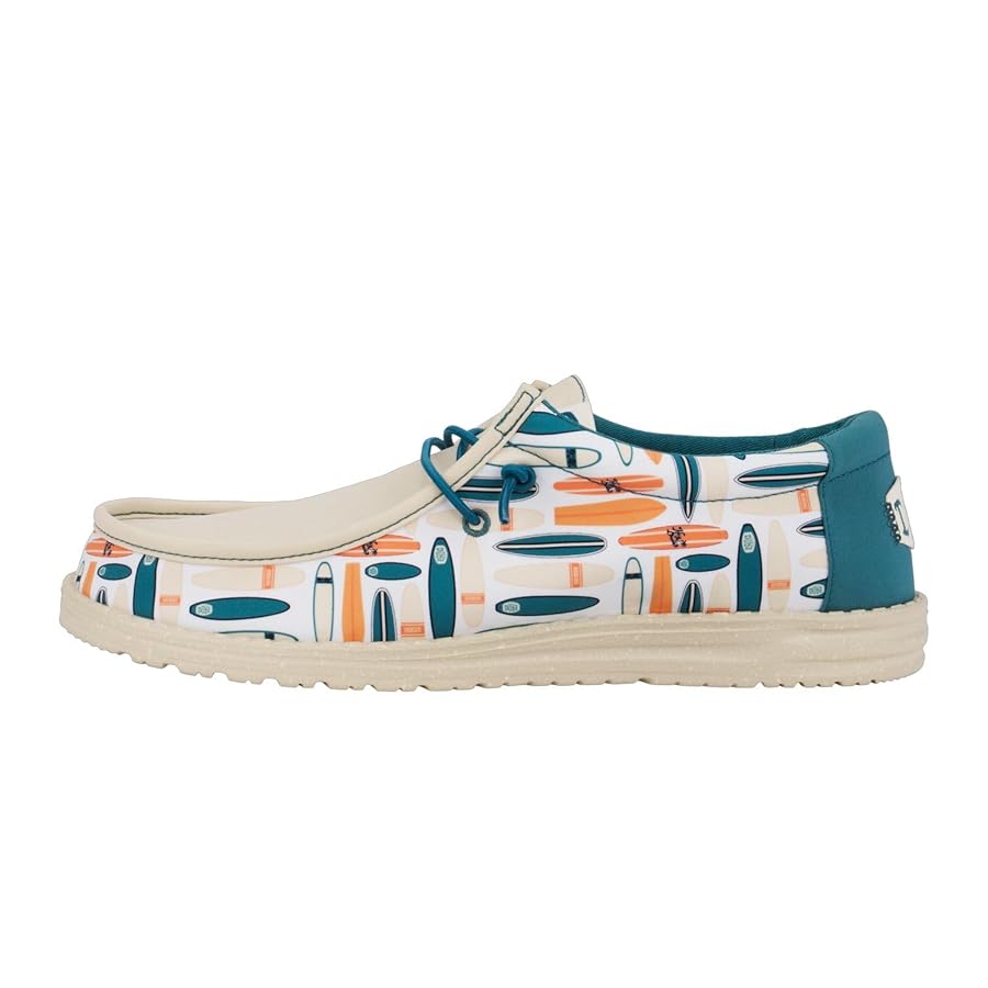 サーフィン・ボディボード Heydude Amazon.com | HEYDUDE Men's Wally Surfboard Tan/Multi Size 9